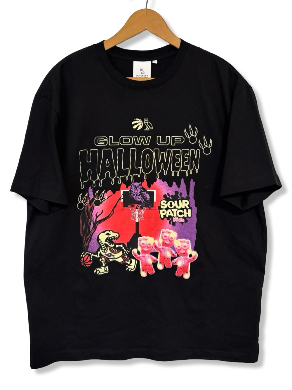 OVO Toronto Raptors Glow Up Halloween T-Shirt